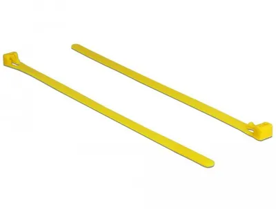 Image de DeLOCK Collier de câble réutilisable L 200 ye L 200 x l 7,5mm - DeLOCK 18759 - (Accessoires PC / Câbles / Adaptateurs)