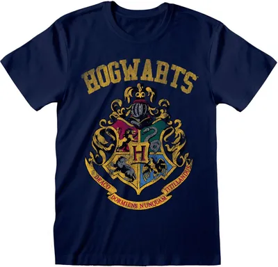 Produktbild von Harry Potter - Hogwarts Faded Crest - T-Shirt S