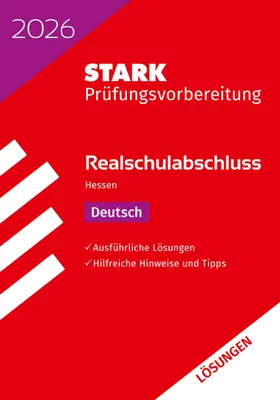 Produktbild von STARK Lösungen zu Deutsch-Realschulabschluss 2026 Hessen