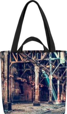 Produktbild von VOID Lackiererei Werkshalle Tasche 33x33x14cm,15l Einkaufs-Beutel Shopper Einkaufs-Tasche Bag