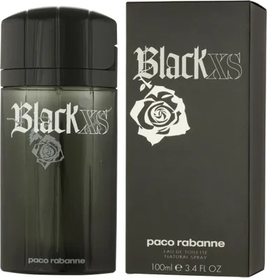 Obrázek produktu pro Rabanne Black Xs 100ml, Pánské, 100 ml, Lemon, Cinnamon, Jantar, Pačuli, Amber,Patchouli