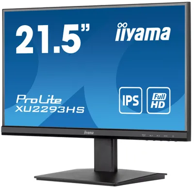 Produktbild von iiyama ProLite XU2293HS-B5, 54,6 cm (21.5"), 1920 x 1080 Pixel, Full HD, LED, 3 ms, Schwarz