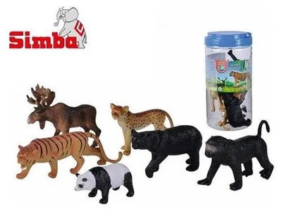Image de Simba Jungle Animal - Set de jouets - 6 Animaux
