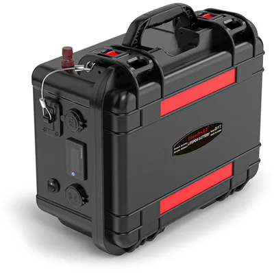 Produktbild von LiFePO4-Batterie - 12,8 V, 100 Ah - Wiederaufladbare Lithium-Energiespeicher mit Batteriemanagementsystem (BMS) - 12 kg