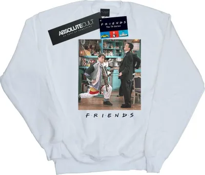Produktbild von Friends - "Lunges" Sweatshirt für Damen BI50238 (L) (Weiß)