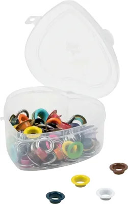 Produktbild von Prym 542621, Nieten-Druckknopf-Verschluss, Messing, Mehrfarbig, Rund, , 1,1 cm