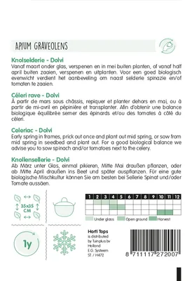 Produktbild von Knollensellerie Dolvi | Knollenselleriesamen von Hortitops