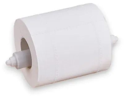 Image de Porte-rouleau de papier toilette en résine pour salle de bains
