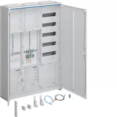 Produktbild von HAGER Komplettschrank 1ZP/SG ZB332U19LS /VF-5rh/APZ, uni, 1100x800x205 3f, VBEW