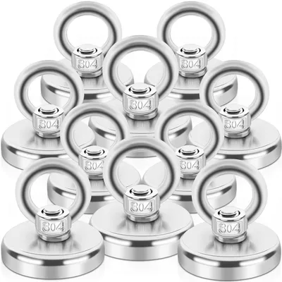 Produktbild von Magnet 10 Stück Neodym 32 mm Stark zum Magnetfischen
