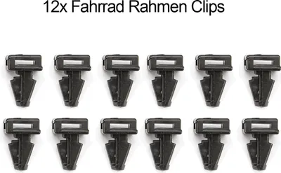 Produktbild von 12 Stück Rahmen Clip Kabel Führung Halterung Halter Clips Fixierung E Bike frame