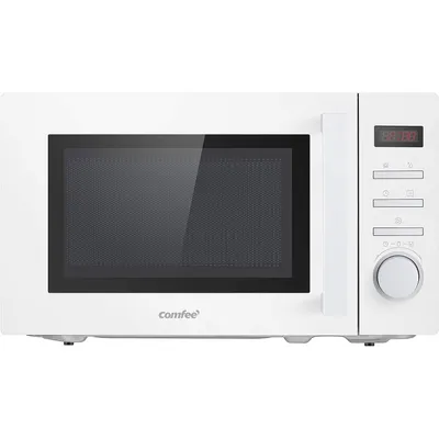 Imagen del producto de Microondas multifunción para uso individual con función rápida: 8 programas, temporizador, pantalla LED, color blanco
