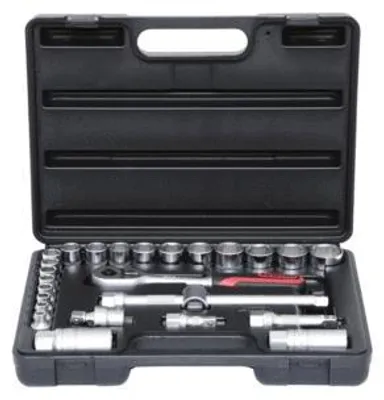 Produktbild von KS Tools 911.0626, Steckschlüssel-Satz, 3/8", 26 Kopf/Köpfe, Chrom-Vanadium-Stahl, 2,7 kg
