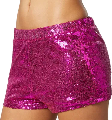 Produktbild von Pailletten-Shorts - pink, XXL