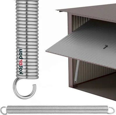 Productafbeelding van Garagedeur veer - Torsieveer deur - Soepel openen sluiten - Massief draad - 490 mm lengte - Metaal