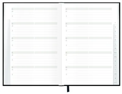 Produktbild von Adressbuch A5, 80 Blatt, sortiert, Hardcover