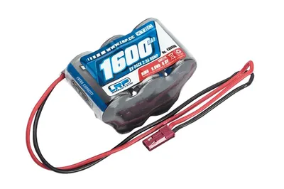 Produktbild von LRP XTEC RX-pack Hump 2/3A NiMH - BEC - 6.0V - 1600mAh Empfängerakku