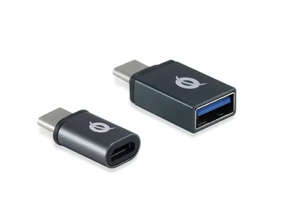 Obrázok produktu pre Conceptronic DONN04G - USB 3.1 Gen 1 Type-C - USB 2.0 Type-C - USB 3.1 Gen 1 Type-A - USB 2.0 Micro - Schwarz