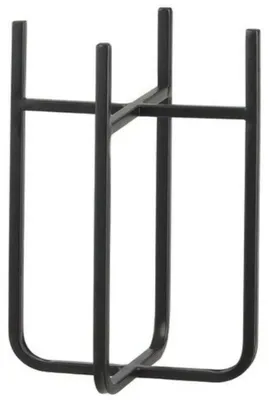 Produktbild von Mica Decorations Blumentopf Pflanzenstander - schwarz - H25 x B14 cm