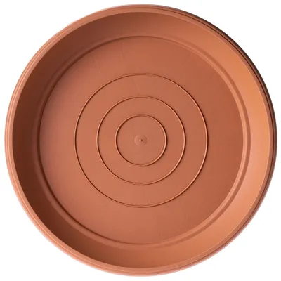 Obrázok produktu pre Podložka pod kvetináč – okrúhla – Ø 41 cm – plast – na balkón/terasu/parapet – 1 ks – terakota