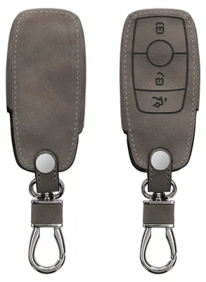 Produktbild von kwmobile Schlüsselhülle für Mercedes Benz Smart Key Autoschlüssel (nur Keyless) Hülle - Autoschlüssel Schlüssel Hülle - Schlüsselcover aus Kunstleder
