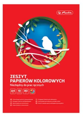 Obrázok produktu pre Farebný papier Herlitz A4, 10 listov