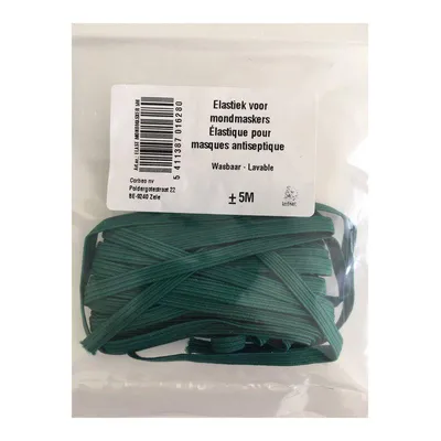 Obrázek produktu pro 5 metrů gumy pro antiseptické roušky – šířka 5/6 mm