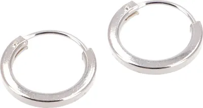 Produktbild von Silbercreolen, 1 Paar Creolen in Verschiedenen Größen, Silber-Farben, SterlingSilber, Größe: 1,20 cm