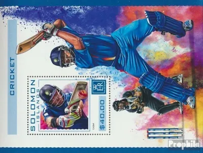 Produktbild von Briefmarken Salomoninseln 2016 Mi Block 563 (kompl. Ausg.) postfrisch Kricket