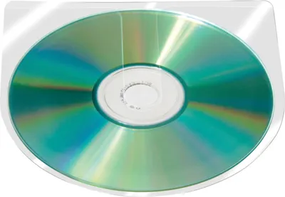 Produktbild von CD/DVD-Hüllen selbstklebend - ohne Lasche, transparent, 10 Stück