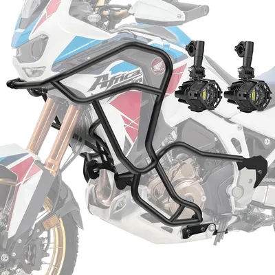 Obrázok produktu pre Crash bar + sada svetlometov pre Honda Africa Twin 1000 CRF 16-19 KT2