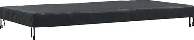 Image de Housse de Table Uni Noir 202 x 92 x 15 cm tissu