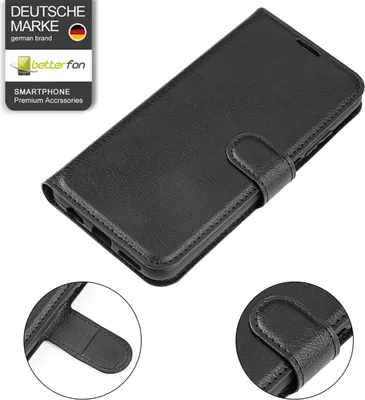 Produktbild von Hülle für Xiaomi 15T Pro Handyhülle Handy Tasche Klapphülle Flipcase Wallet Case Etui Schwarz