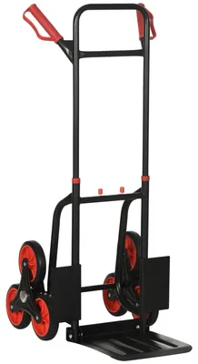 Immagine prodotto di Montascale camion portasacco da 150 kg maniglia per camion regolabile in altezza pieghevole in acciaio 45 x 60 x 109 cm