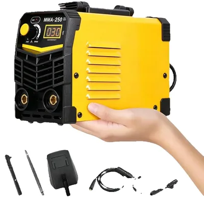 Produktbild von Inverter-Schweißgerät, tragbares Design, einstellbarer Strombereich, HellesGelb