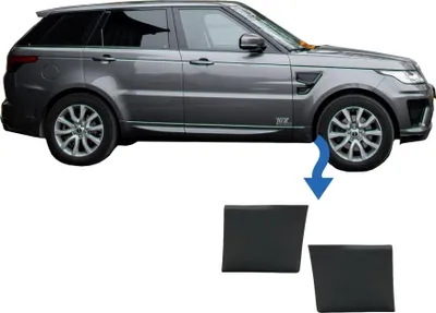 Produktbild von Kotflügelleisten vorn unten für Sport L494 2013+ Schwarz.