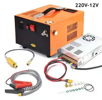 Produktbild von Hochdruckluftpumpe, Duale Stromversorgungskompatibilität, Automatische Abschaltfunktion, 220V-12V, EU