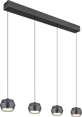 Produktbild von Globo Lighting Hängeleuchte Metall grau matt, LED