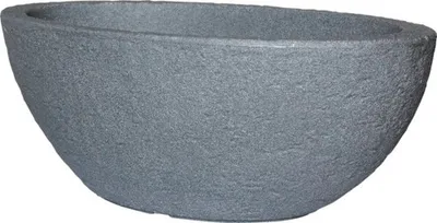 Produktbild von Pflanzkübel Kunststoff Oval Stone Steinoptik 60 cm 24 L betonfarbe