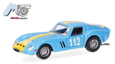 Produktbild von Herpa 87MC000058 - 1:87 MicroCity: Ferrari 250 GTO "112", blau - Neu