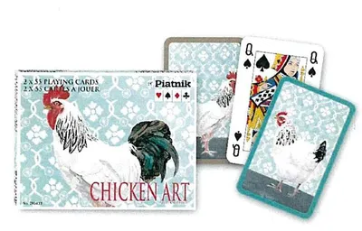 Immagine prodotto di Carte da gioco Piatnik Chicken Art - doppio mazzo