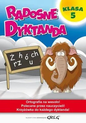 Produktbild von Dyktanda z Przysłowiami Greg - Ćwiczenia ortograficzne dla klasy 5