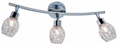 Immagine prodotto di Lampada da soffitto Mesh cromata 3xG9x33W in metallo, dimensioni: 15x53x12 cm, IP20, Reality