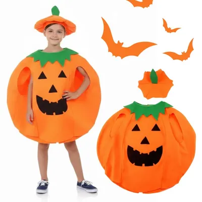 Produktbild von Kinder Kürbis Kostüm Halloween Party Verkleidung für Jungen Mädchen