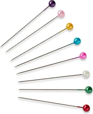 Produktbild von Prym 028625, Gerader Stift, Stahl, Mehrfarbig, Edelstahl, Kugellager, 40 mm, 0,58 mm