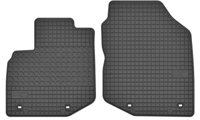 Image de Tapis avant en caoutchouc pour Honda Jazz III / City V 2008-2014 / 2008-2013 (hayon/berline) – 2 pièces, noirs, sur mesure