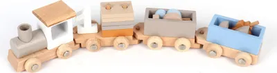 Obrázok produktu pre Rebecca Mobili Detský Montessori vláčik Tiris od 3 rokov drevený Viacfarebný