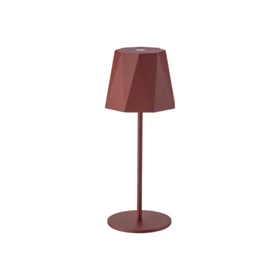 Produktbild von LED Akku Tischlampe kabellos dimmbar Tischleuchte Nachttischlampe Rot IP44 Livarno home