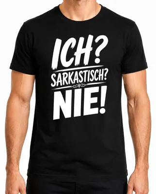 Obrázok produktu pre Oni? Sarkastickí? Nie! Ironia, humor, sarkazmus, výrok, cynizmus. Pánske tričko, čierna farba, veľkosť S
