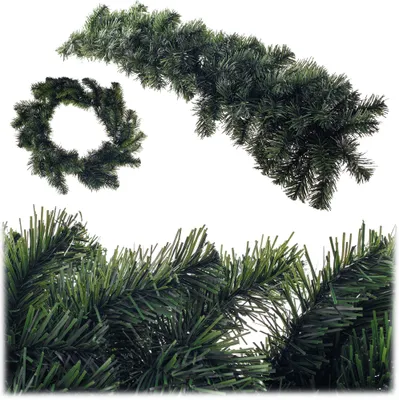 Produktbild von KADAX Weihnachtsbaumgirlande 100 cm grün